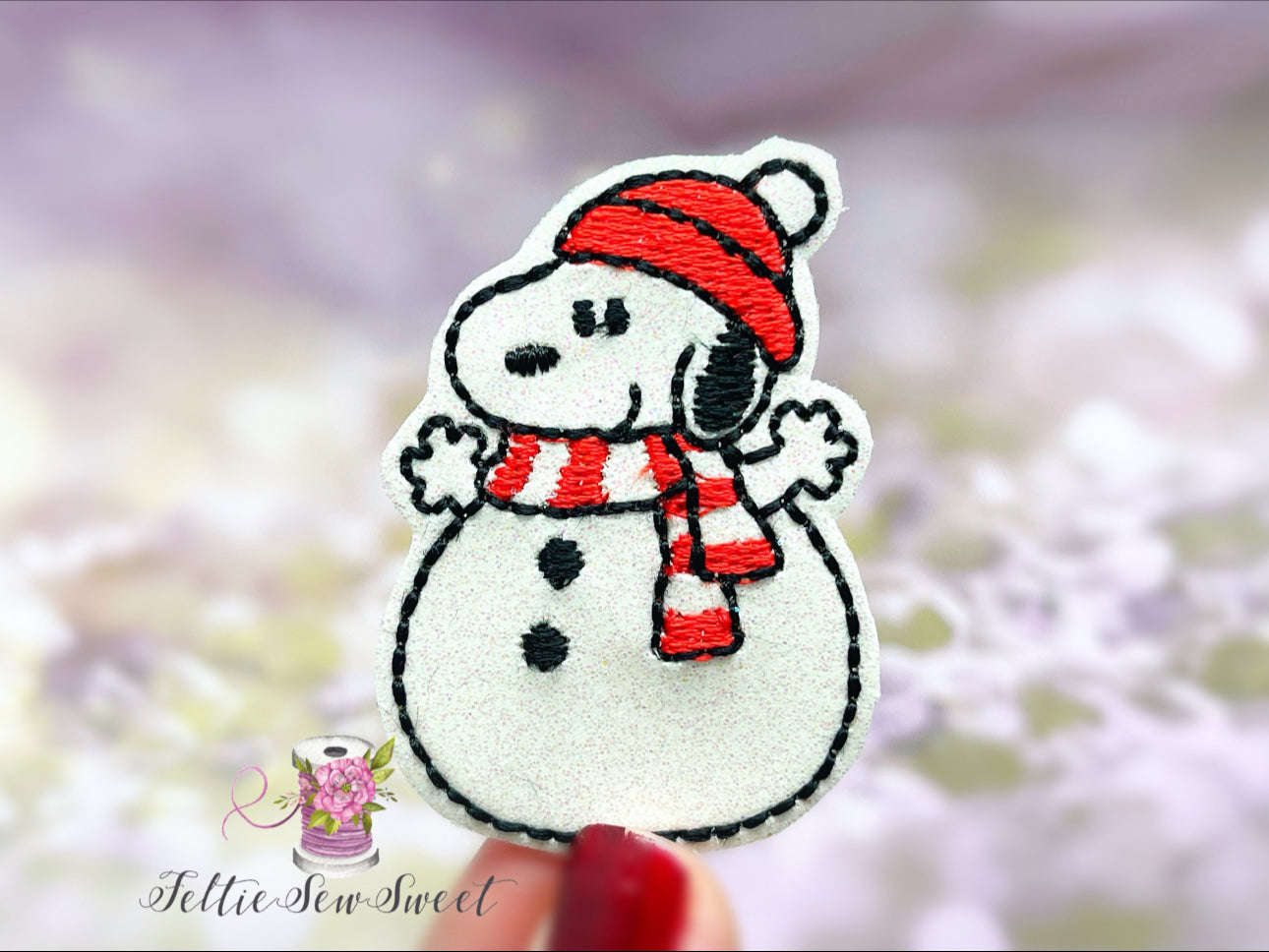 Snowman Dog Felties, Holiday Felties