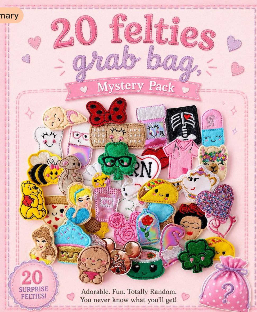 20 pcs Mystery pack Felties, Bundle Sheets