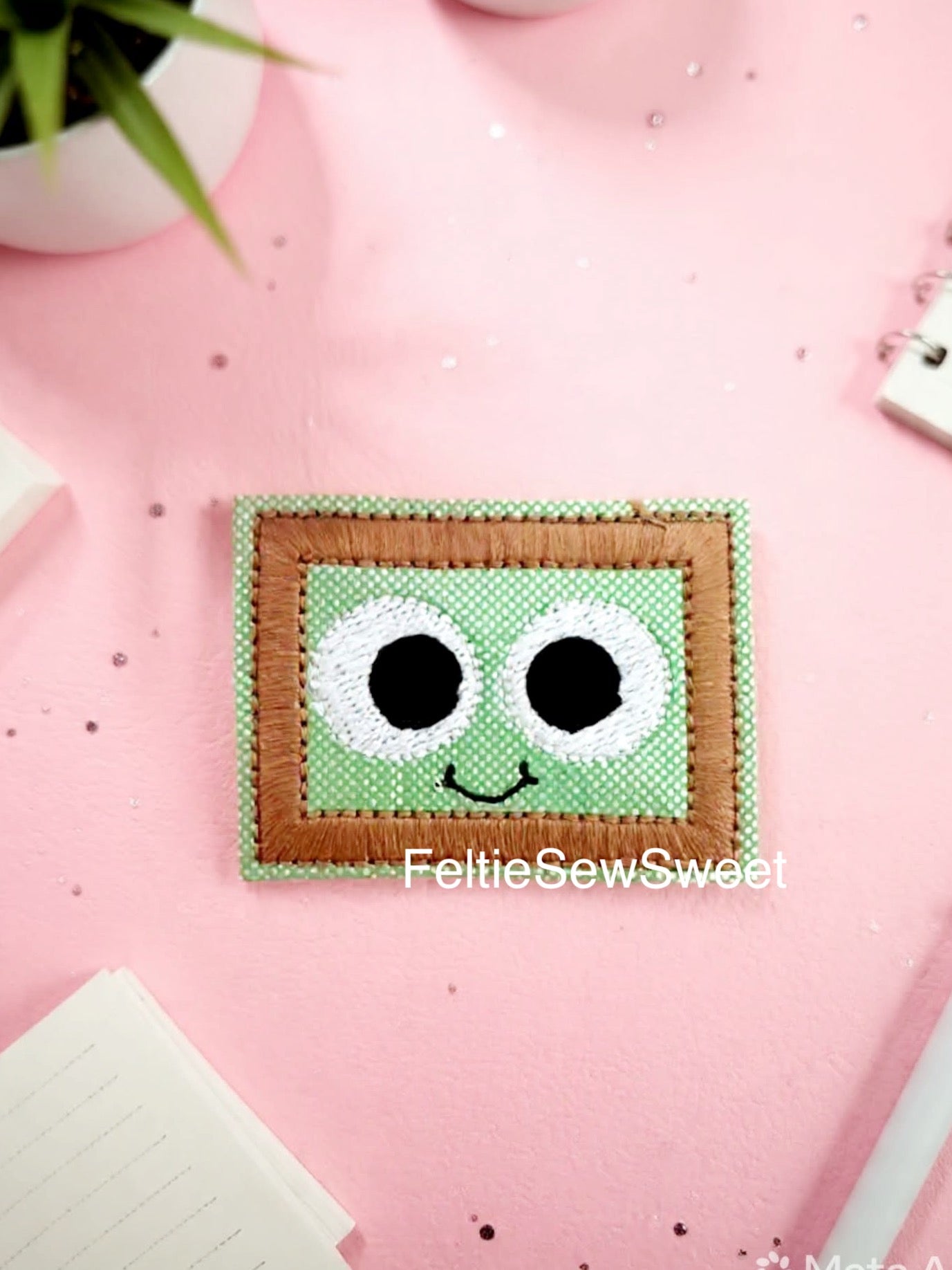 Big Eyed chalkboard Felties, School Felties