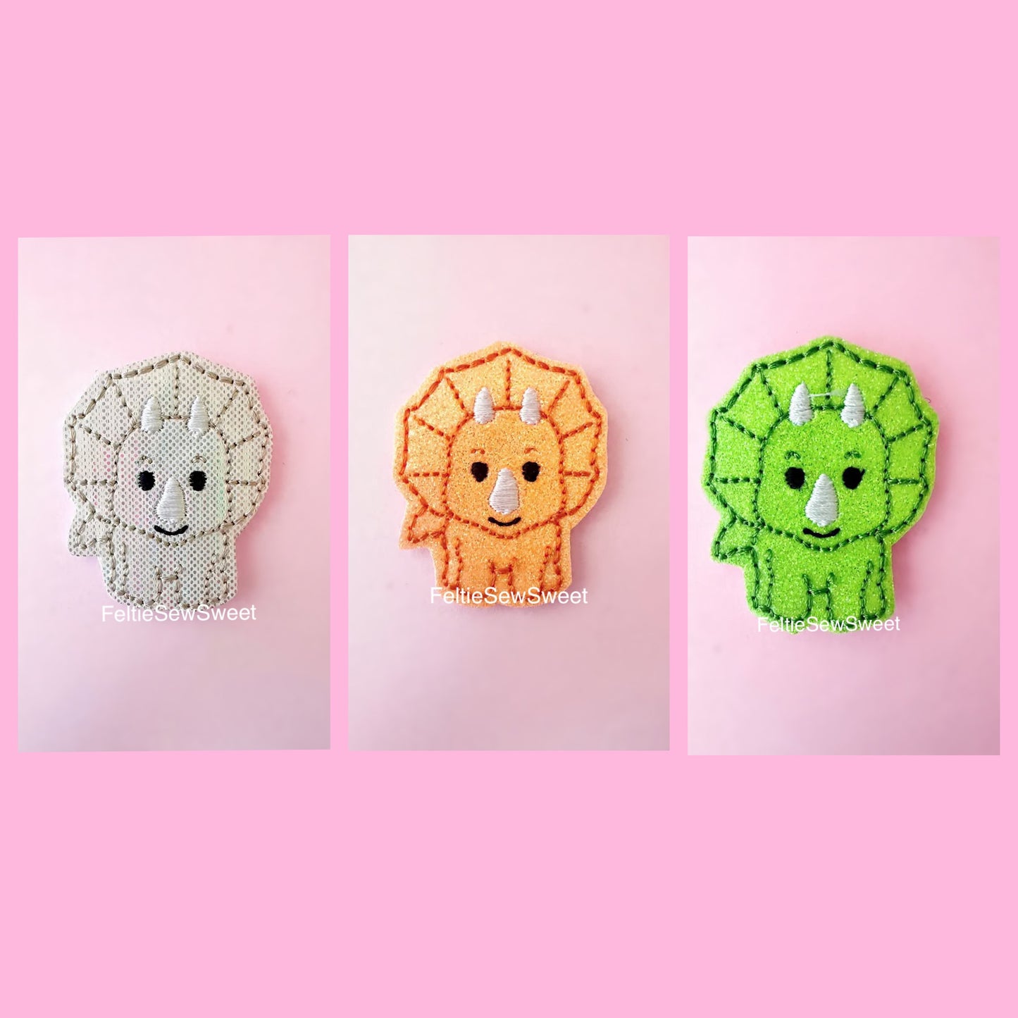 Triceratops Dino Felties, Animal Felties
