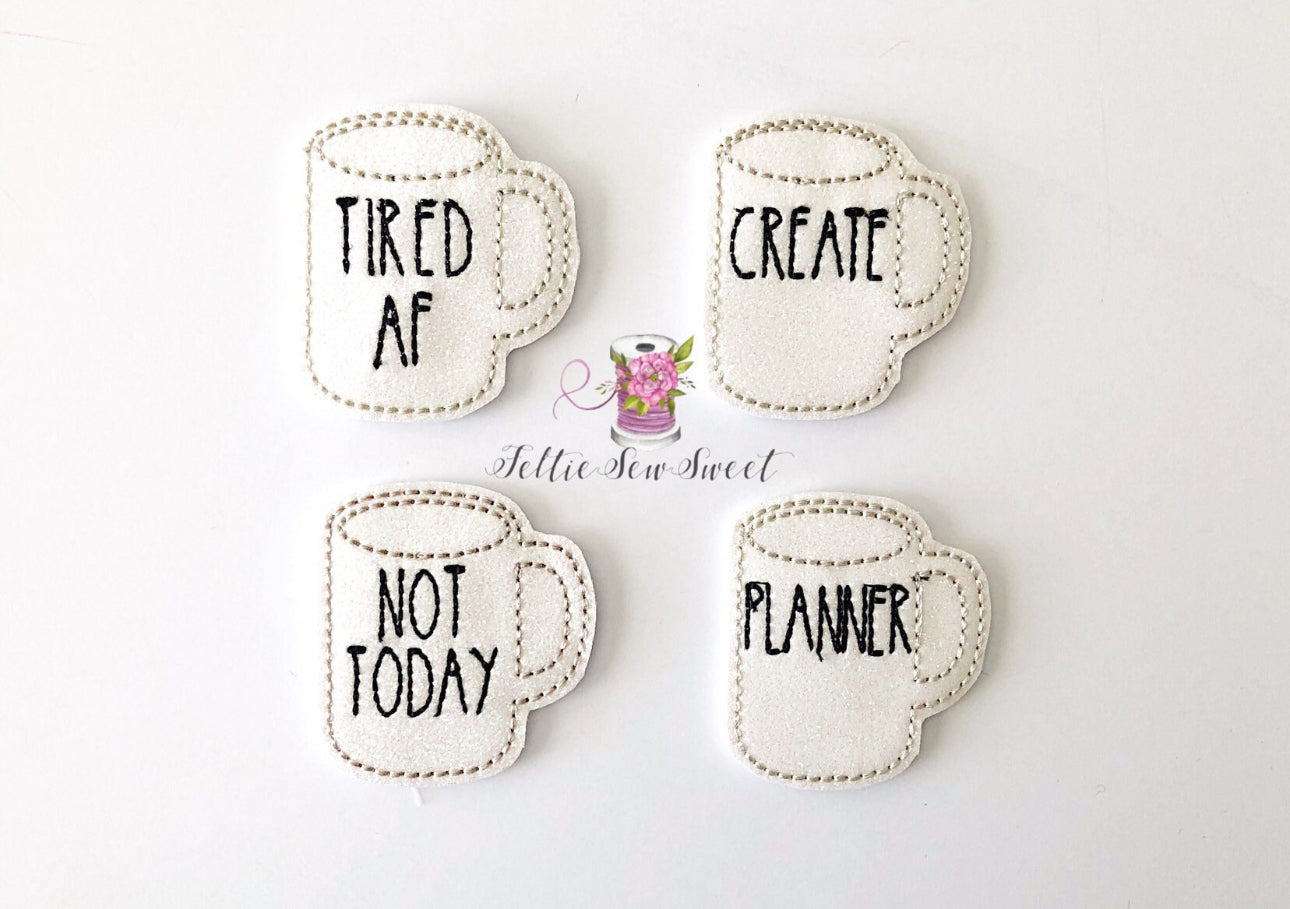 Dun Cups Felties, food and drink Felties