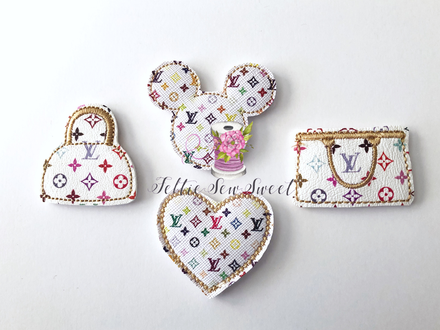 Color Print shapes Felties, Exclusive Felties, Dollar Felties