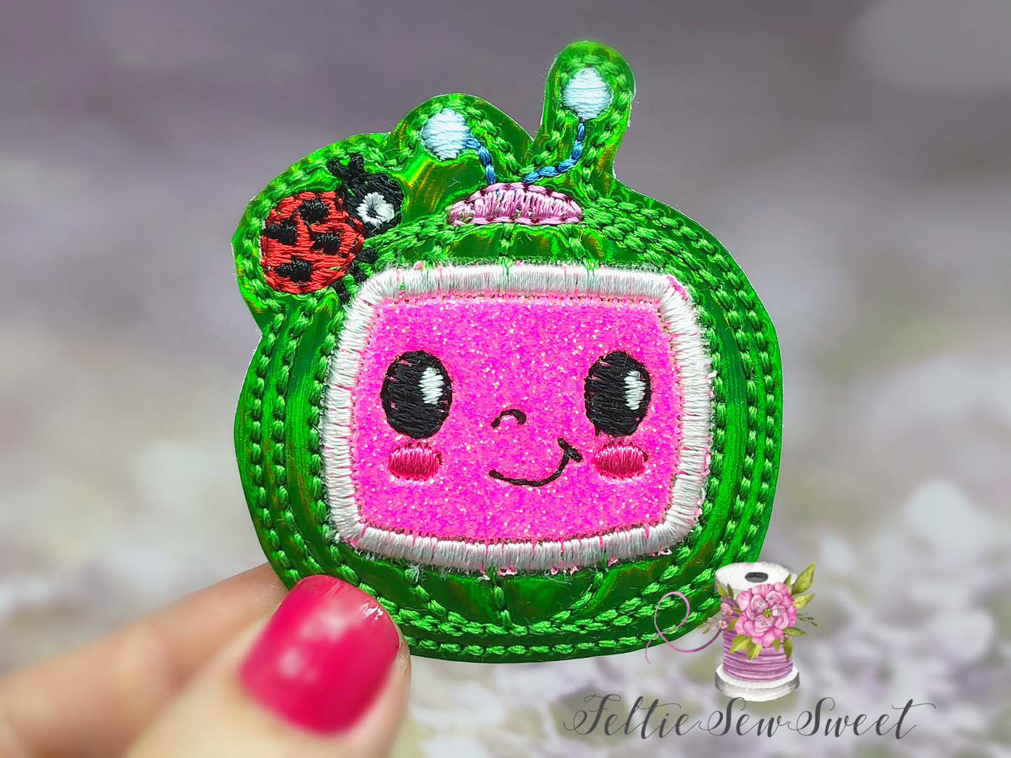 Coco TV melon Felties, Inspired Felties