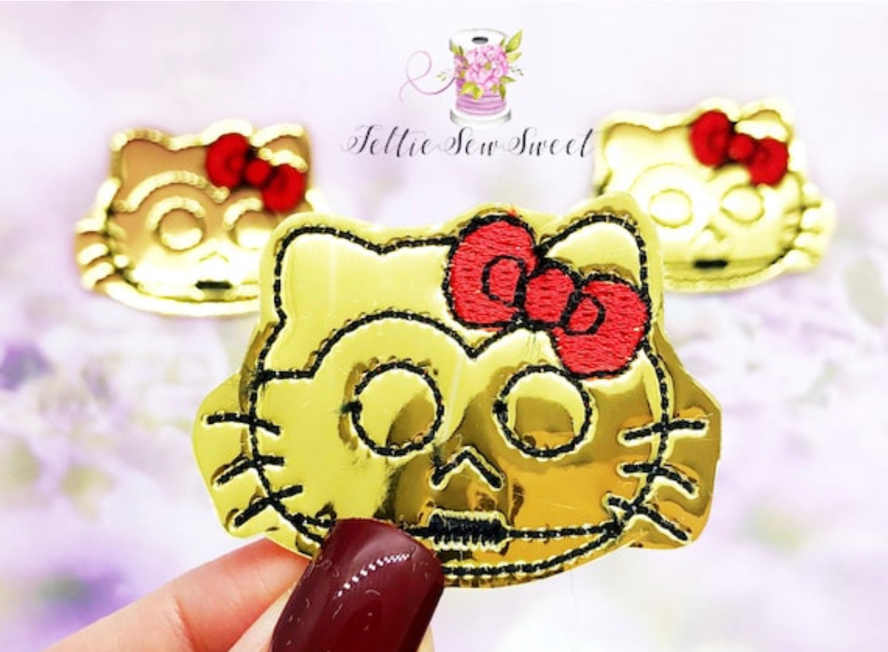 Kitty War c3po Face Felties, Movie inspired Felties