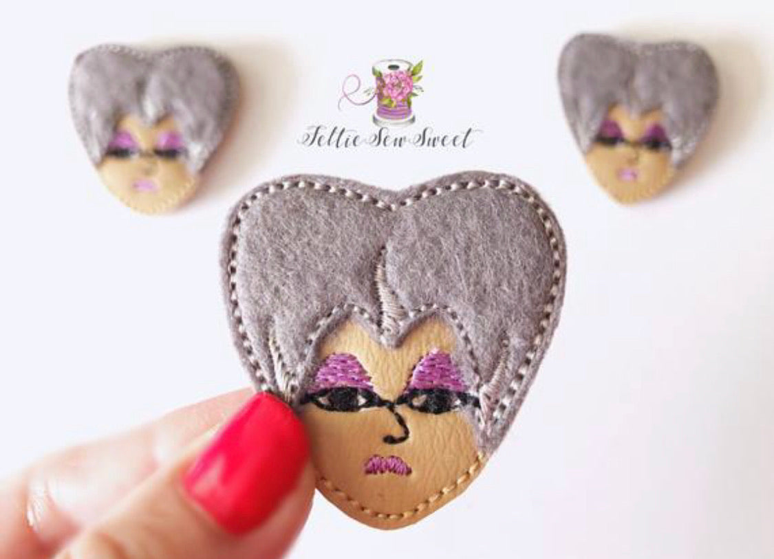 Evil stepmother feltie, fairytale inspired Felties