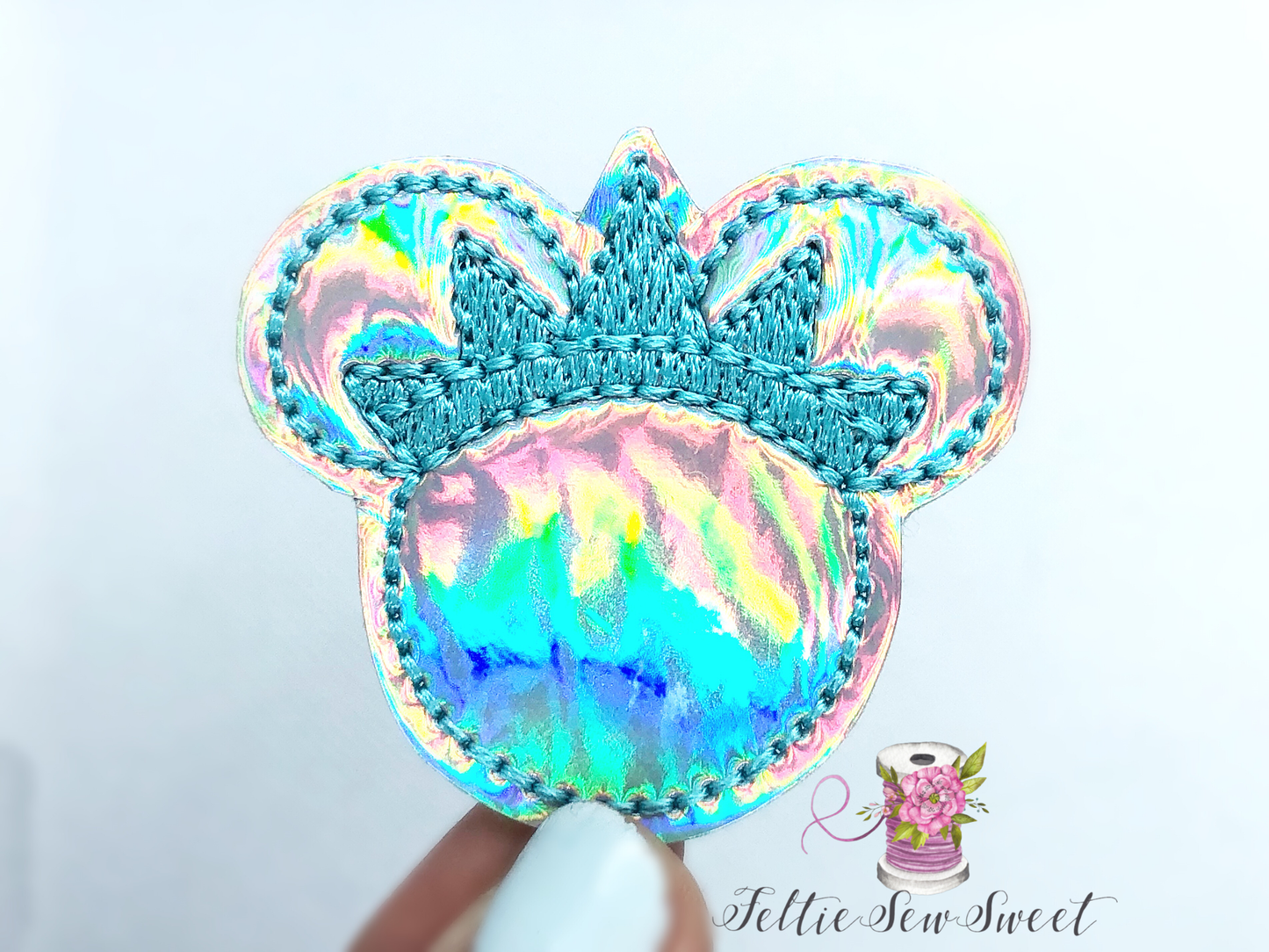 Mouse Liberty feltie, Holiday felties, Dollar Felties