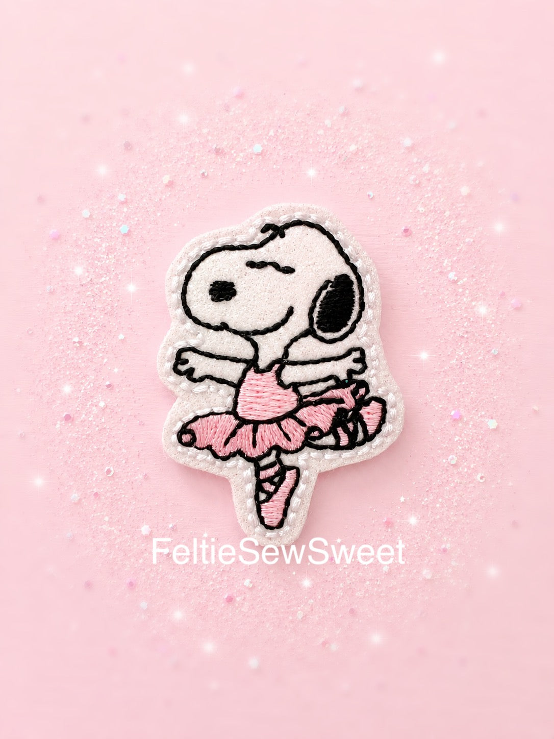 Ballet Dog felties, Animal feltie