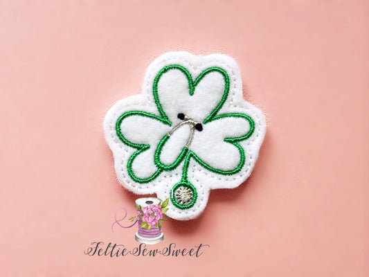 Shamrock stethoscope Felties, Holiday Felties, Dollar Felties