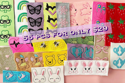 55 Random as pictured Felties, Bundle Sheets