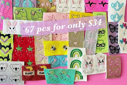 67 Random as pictured Felties, Bundle Sheets