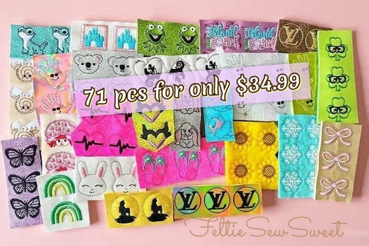 71 Random as pictured Felties, Bundle Sheets