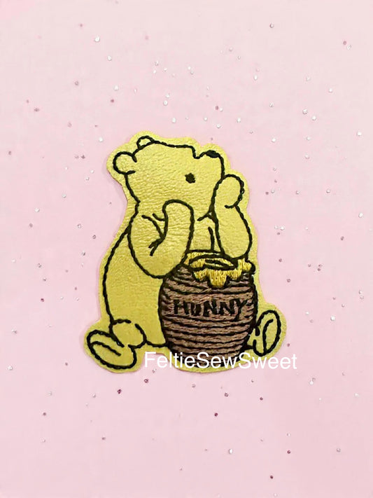 Bear with Honey Jar  Felties, Fairytale Felties (Copy)