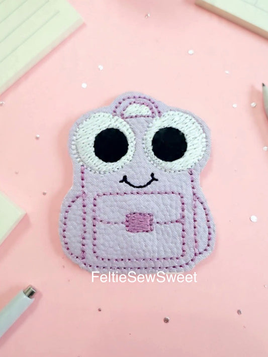 Big Eyed Backpack Felties, School Felties