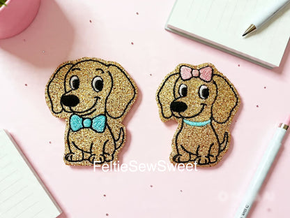 Doxie Dog Felties, Animal Felties