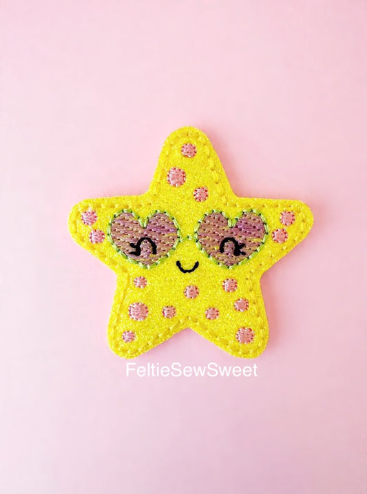 StarFish feltie, Fish Felties, Animal Felties