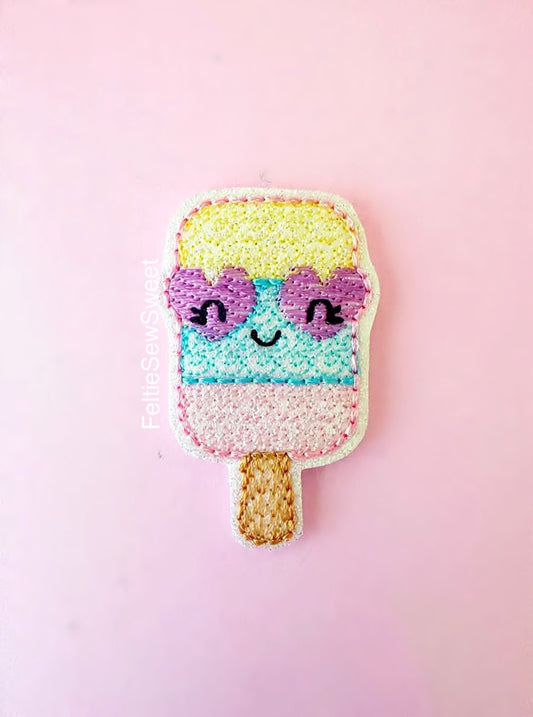 Popsicle Glasses Felties, Food Felties