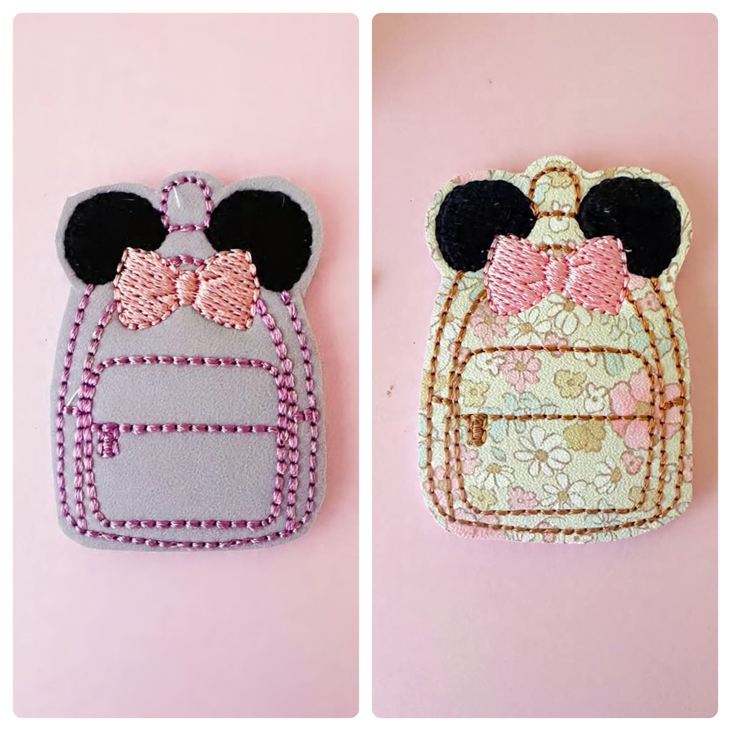 Mouse Backpack Felties, School Felties