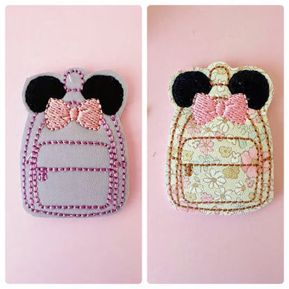 Mouse Backpack Felties, School Felties