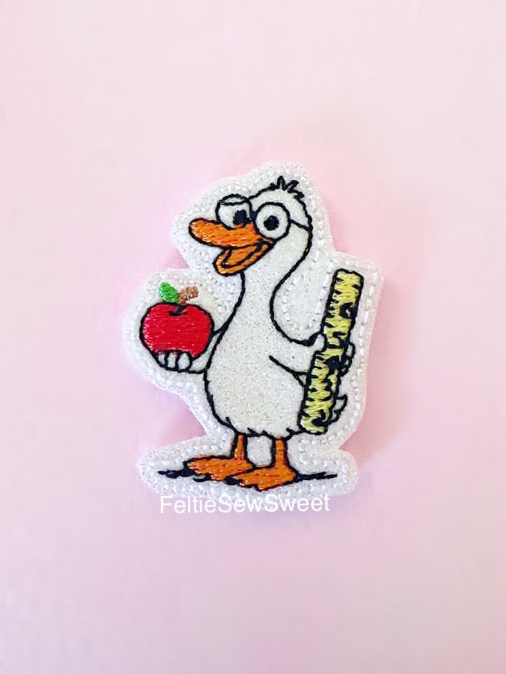 Teacher Goose Felties, School Felties