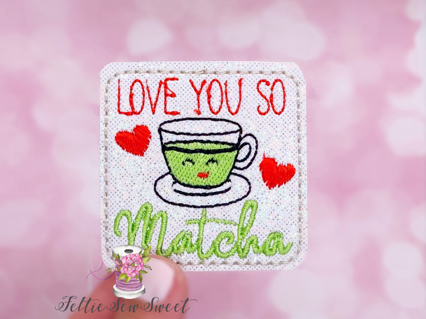 Love You So Matcha Felties, Food and Drink Felties