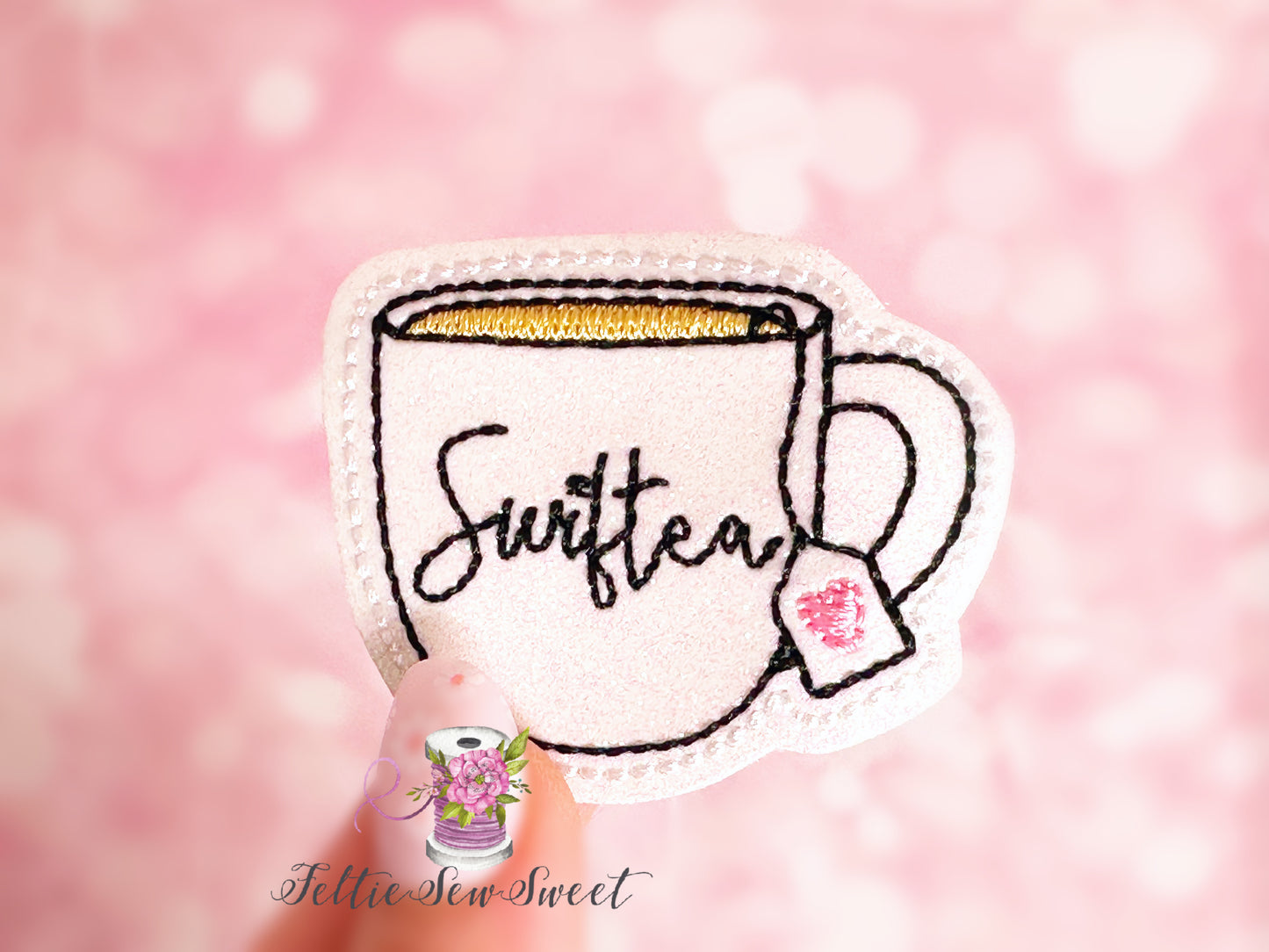 Swiftea cup Feltie, Exclusive Felties