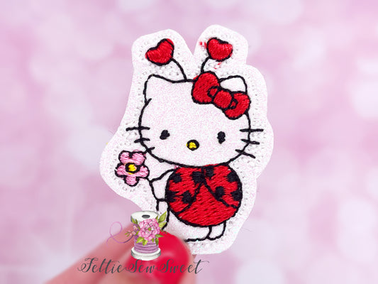 HK Cat Ladybug Felties, Exclusive  Felties