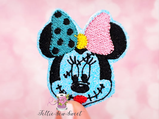 Sally Mouse Feltie, Christmas Felties