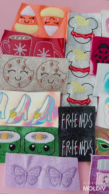 65 pcs as pictured Felties, Bundle Sheets
