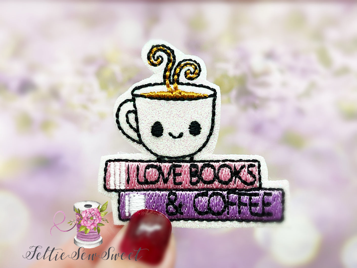 I love Books and Coffee Felties, School Felties