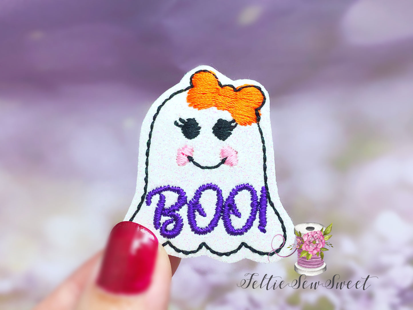 Boo Ghost girl Felties, Halloween Felties