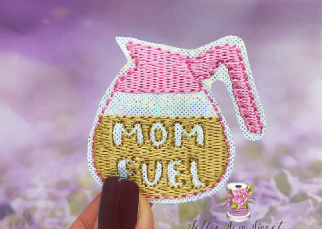 Mom Fuel Coffee Pot Felties, Food and Drink Felties