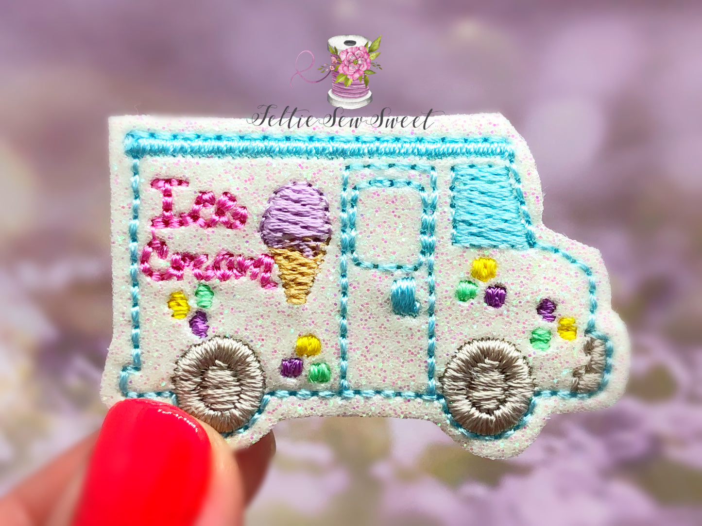 Ice cream truck felties, Summer Felties