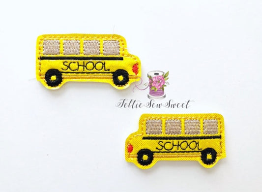 2 school Bus Felties, School Felties