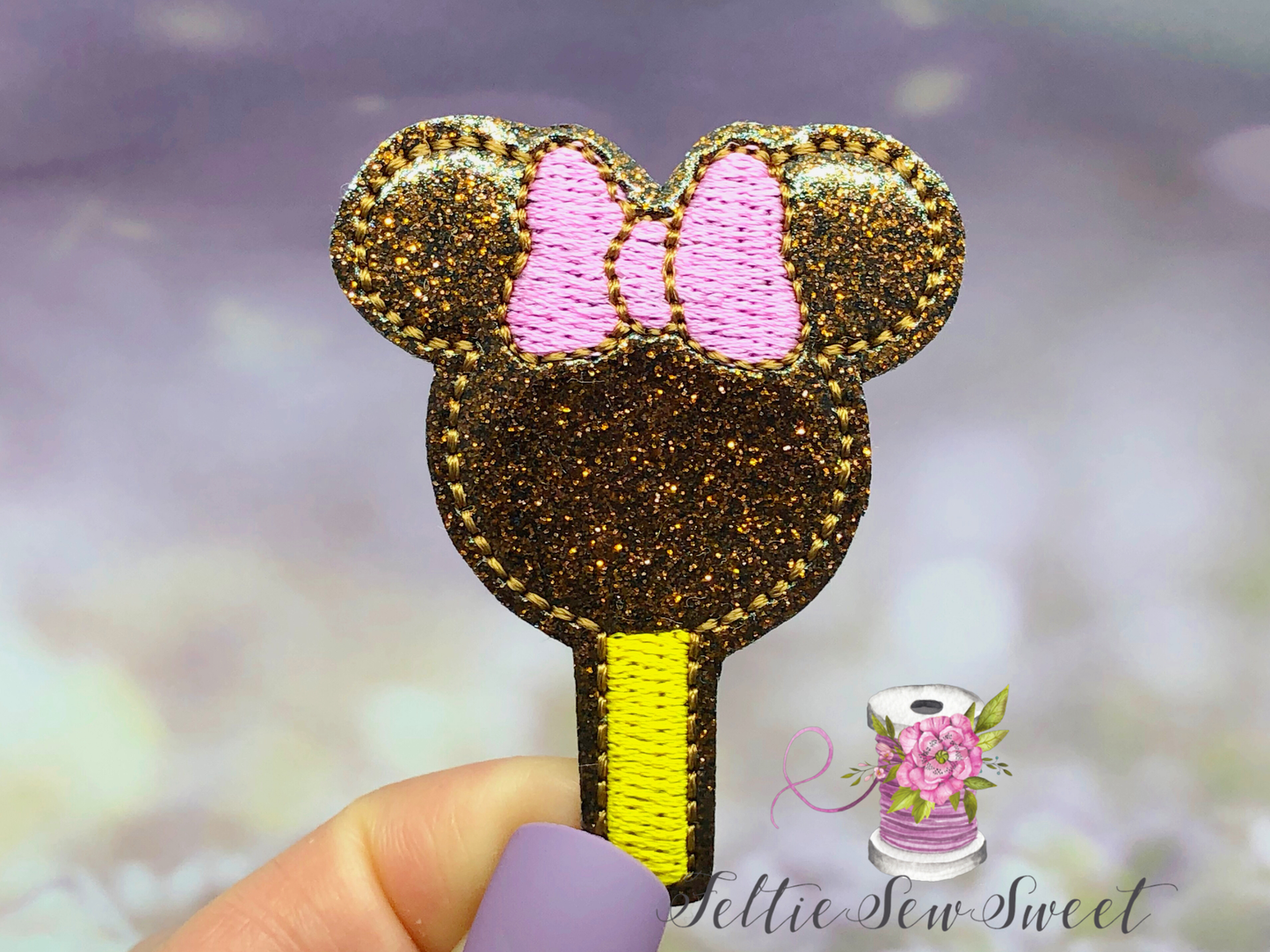 Minnie Chocolate ice cream bar, food and drink Felties