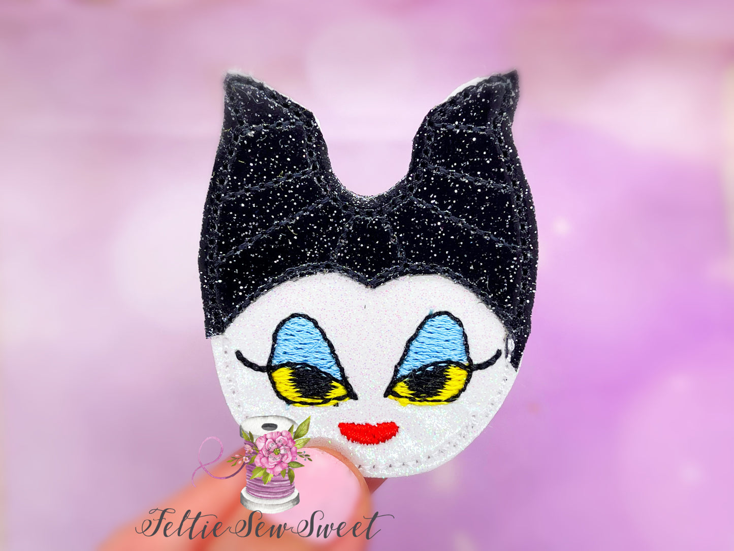 Mali Evil Queen villain feltie, fairytale inspired Felties