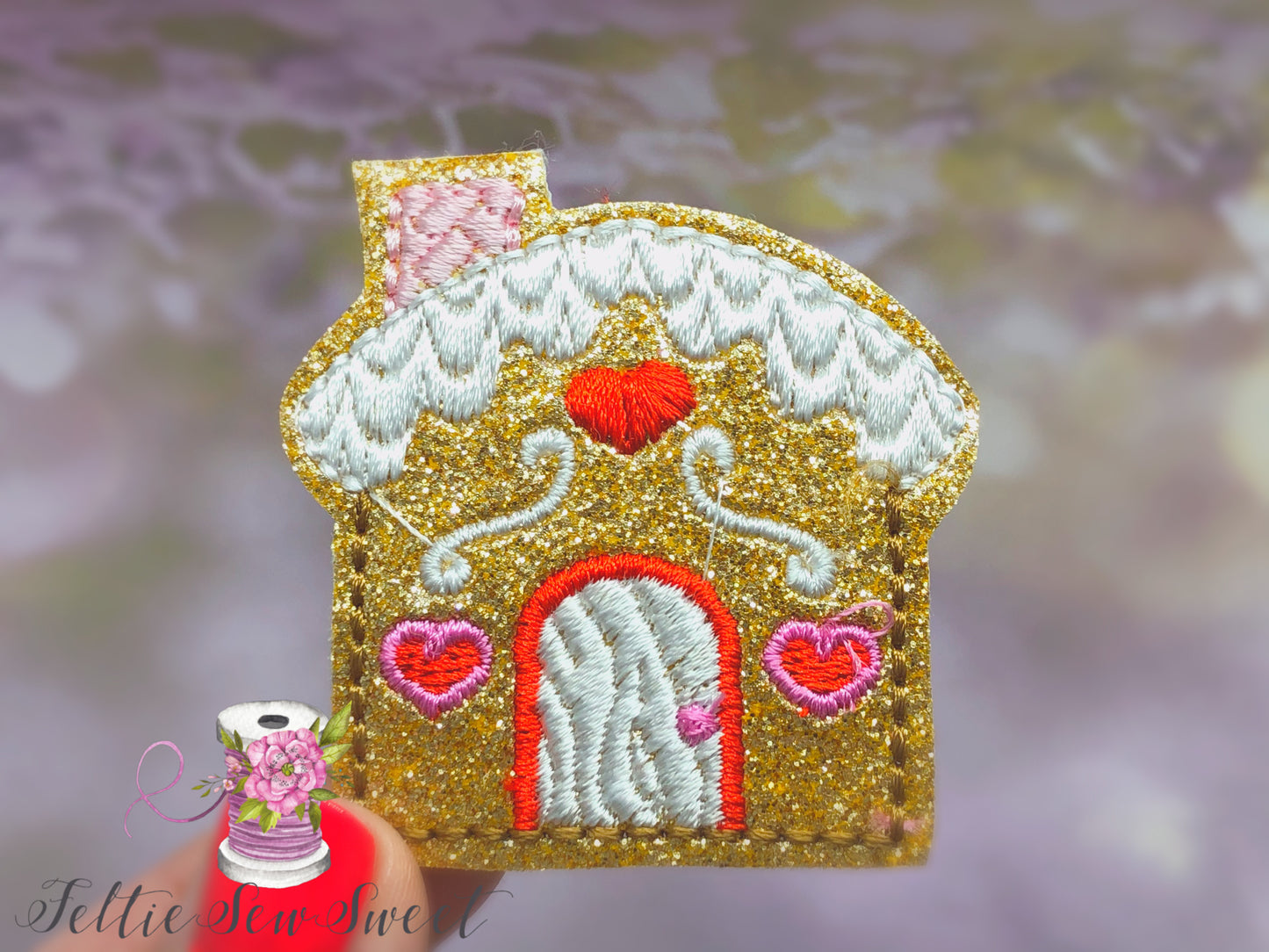 Gingerbread House Felties, Christmas Felties