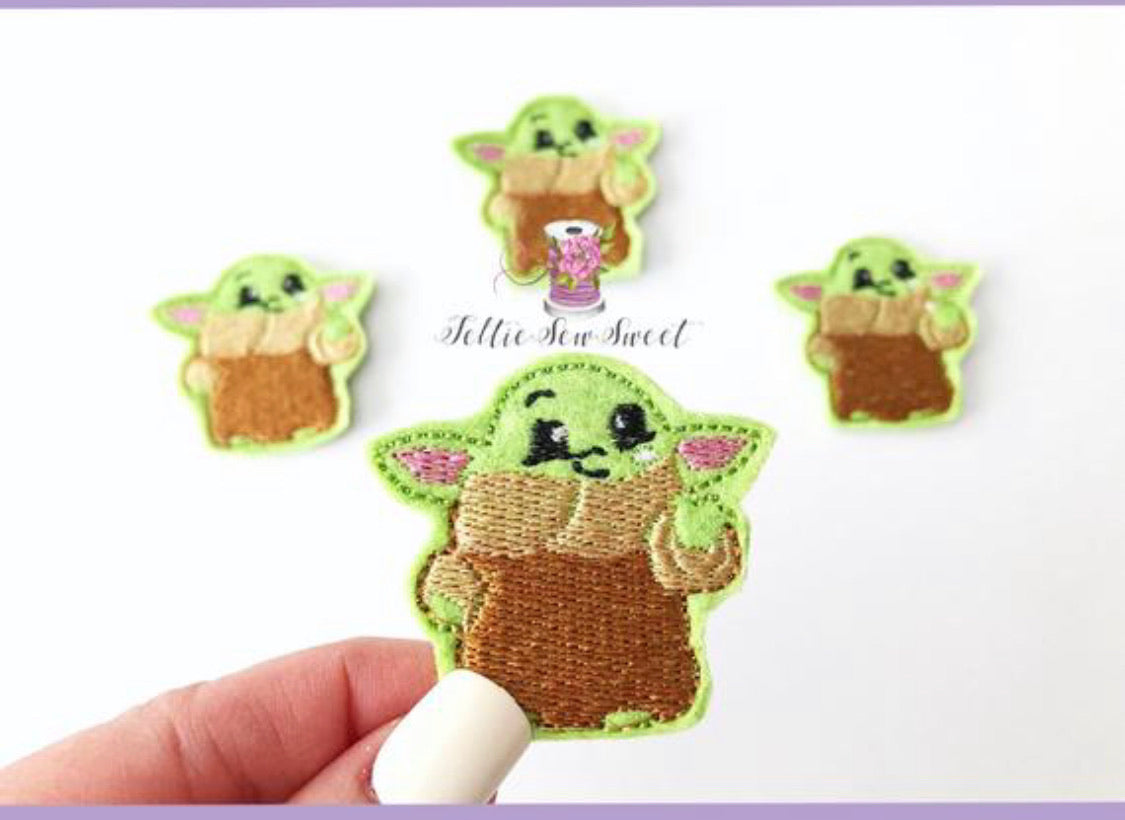 Standing Baby Alien Felties, Movie Inspired Felties