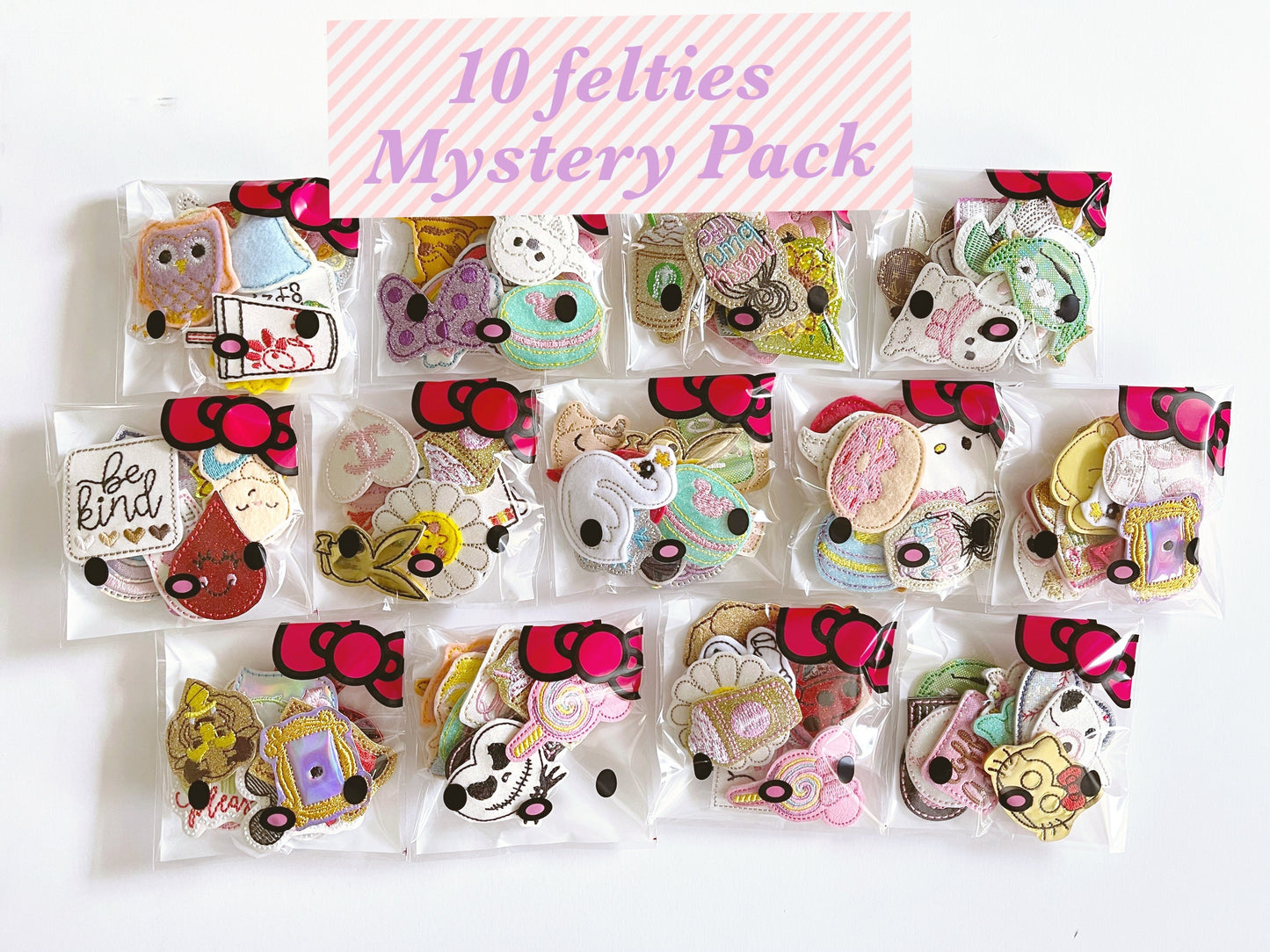 10 pcs Mystery pack Felties, Bundle Sheets