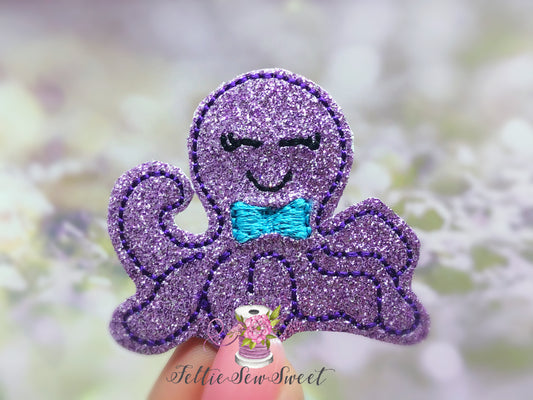 Octopus with Bow Felties, Animal Felties