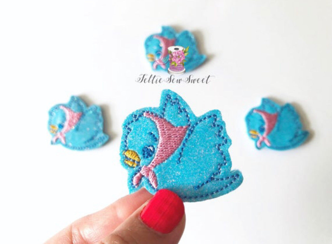 Cindy Blue Bird Feltie, Fairytale feltie