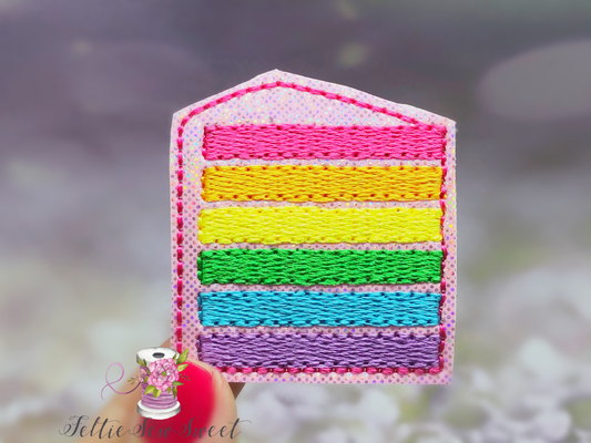 Rainbow cake Felties, food and drink Felties