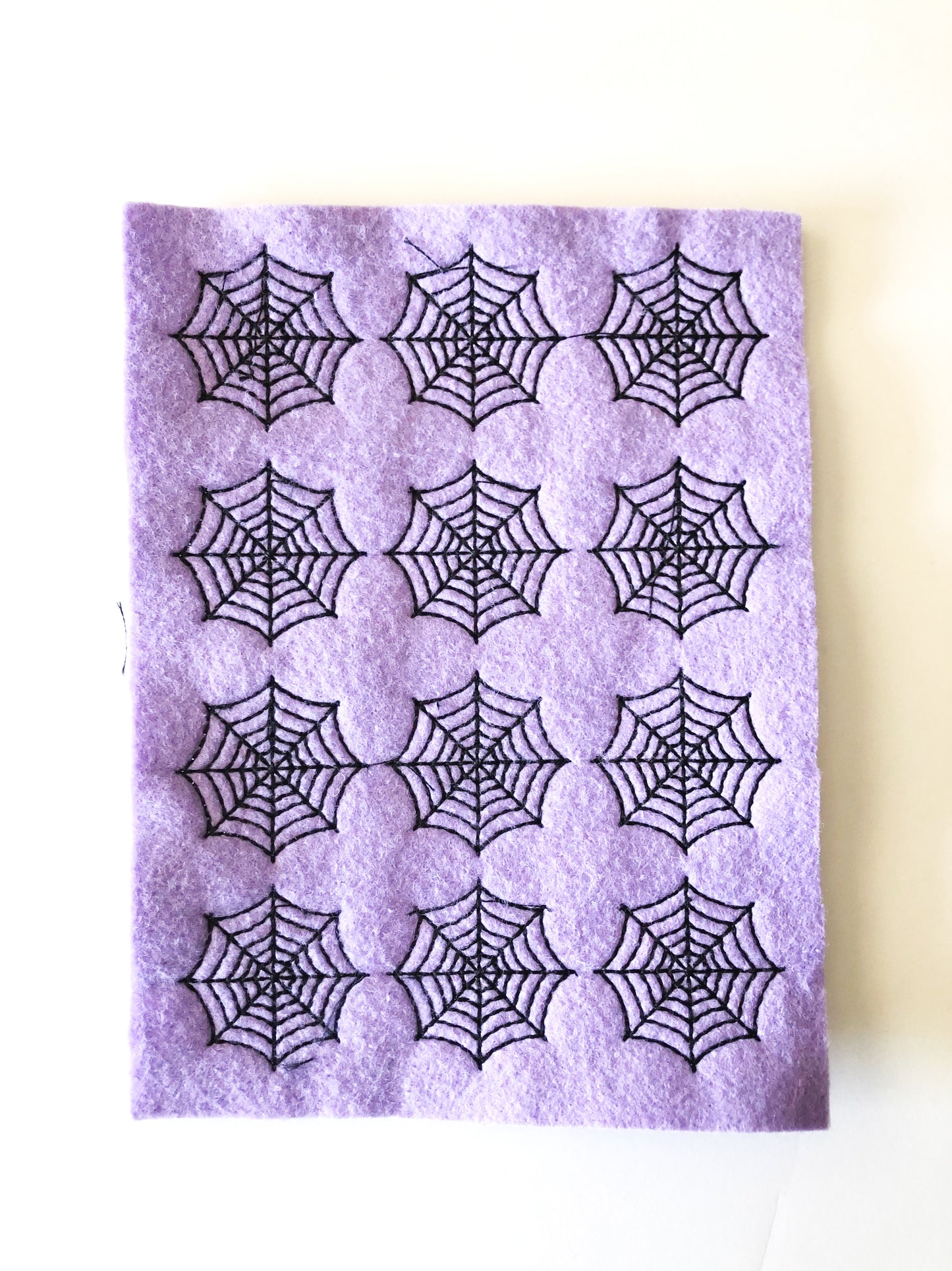 Purple Spider Web Felties, Bundle sheets Felties