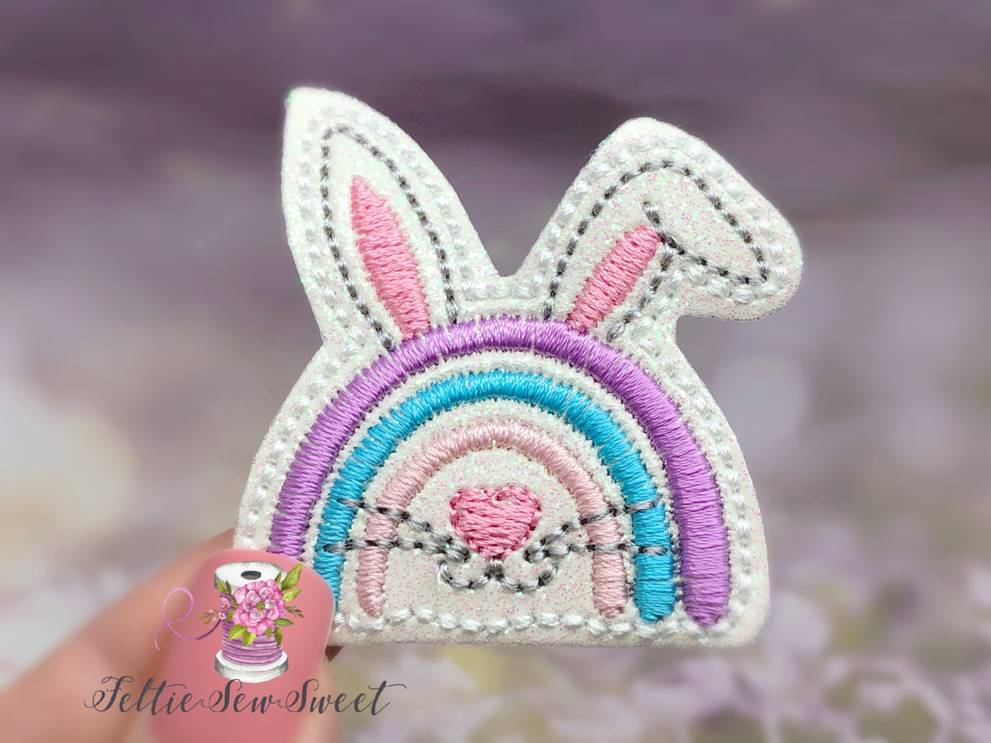 Bunny Rainbow Felties, Nature and Fantasy Felties