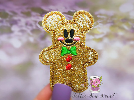 Gingerbread Mouse Felties, Christmas Felties